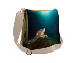 Green Turtle Sunbeam Messenger Bag