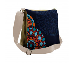 Geometric Mandalas Messenger Bag