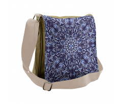 Chinese Style Floral Messenger Bag