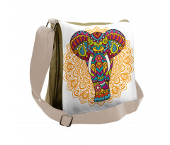 Ethnic Animal Messenger Bag