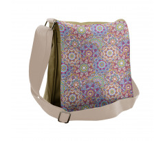 Colorful Mandala Paisley Messenger Bag