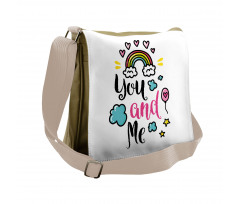 Rainbow Romance Messenger Bag