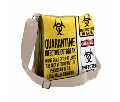Danger Quarantine Messenger Bag