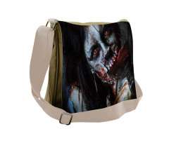 Bloody Woman Theme Messenger Bag