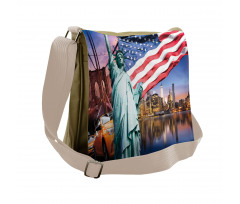 USA Touristic Concept Messenger Bag