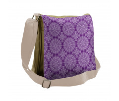 Swirl Floral Branch Messenger Bag