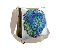 Portrait King of Forest Messenger Bag