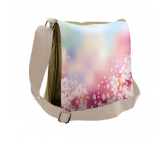 Dreamy Cherry Blossoms Messenger Bag