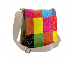 Vibrant Rainbow Colors Messenger Bag