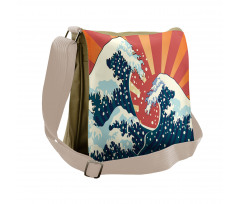 Sunset Surf Water Messenger Bag