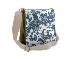 River Storm Retro Messenger Bag