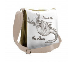 Animal Words Messenger Bag