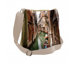 Famous Water Canal Boats Messenger Bag