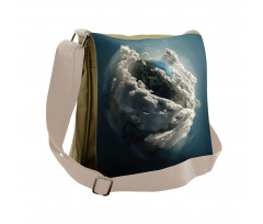 Planet Majestic Clouds Messenger Bag