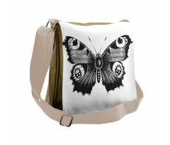 Butterfly Art Messenger Bag