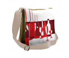 Modern Abstract Messenger Bag