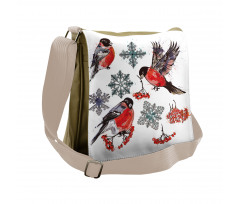 Christmas Composition Art Messenger Bag