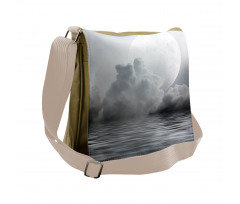 Calm Water and Twilight Sky Messenger Bag
