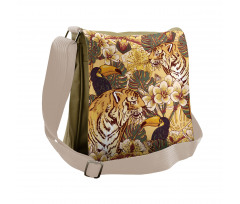 Tropical Bengal Toucan Messenger Bag