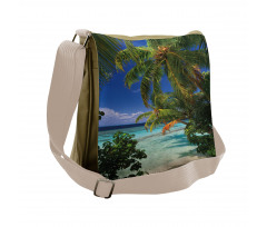 Maldives Palms Sky Messenger Bag