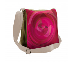 Abstract Swirls Shapes Messenger Bag