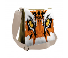 Tiger Bengal Cat African Messenger Bag