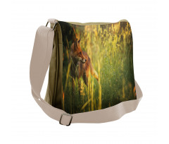 Vixen Mammal Summer Forest Messenger Bag