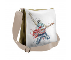 Guitarist Dots Messenger Bag