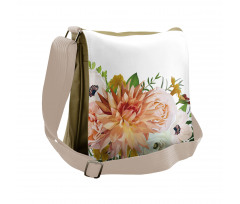 Fresh Leaves Messenger Bag