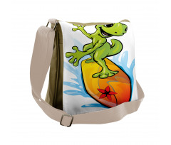 Gecko Surf Messenger Bag