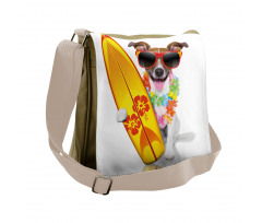 Surf Dog Glasses Messenger Bag