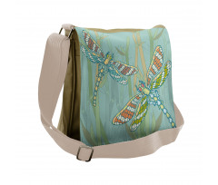 Doodle Art Messenger Bag