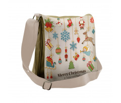 Xmas Holiday Messenger Bag