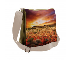 Sunset Central Australia Messenger Bag