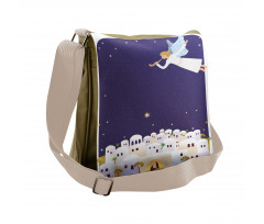 Ancient Figure Illustration Messenger Bag