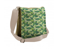 Rainforest Foliage Messenger Bag