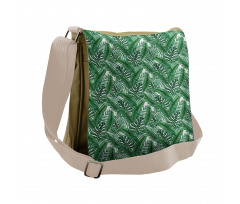 Watercolor Jungle Messenger Bag