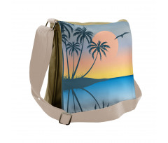Tropical Island Exotic Messenger Bag