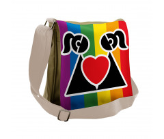 Love Wins Gay Couple Messenger Bag