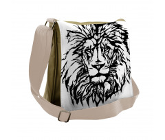 Savannah Wildlife Pattern Messenger Bag