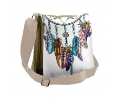 Ornate Dreamcatcher Messenger Bag