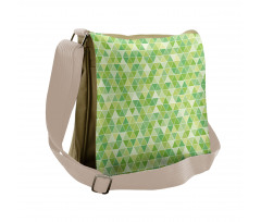 Triangles Pyramids Messenger Bag