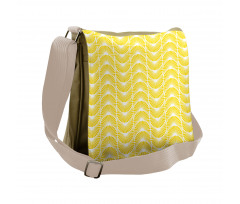 Retro Curves Messenger Bag