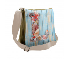 Ocean Inspired Theme Messenger Bag