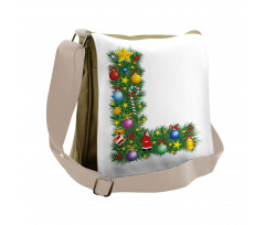 Pine Tree Majuscule L Messenger Bag