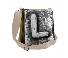 Baroque Word Design L Messenger Bag