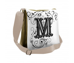 Eastern Abstract M Messenger Bag