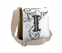 Capitalized Abstract I Messenger Bag