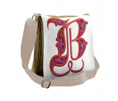 Gothic Abstract B Sign Messenger Bag