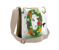 Springtime Butterflies Messenger Bag